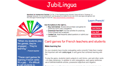 Desktop Screenshot of jubilingua.com